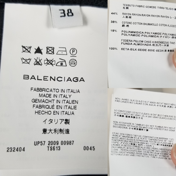 Balenciaga 2009 Black Lace Knee Length Dress Size 38 - Picture 12 of 12